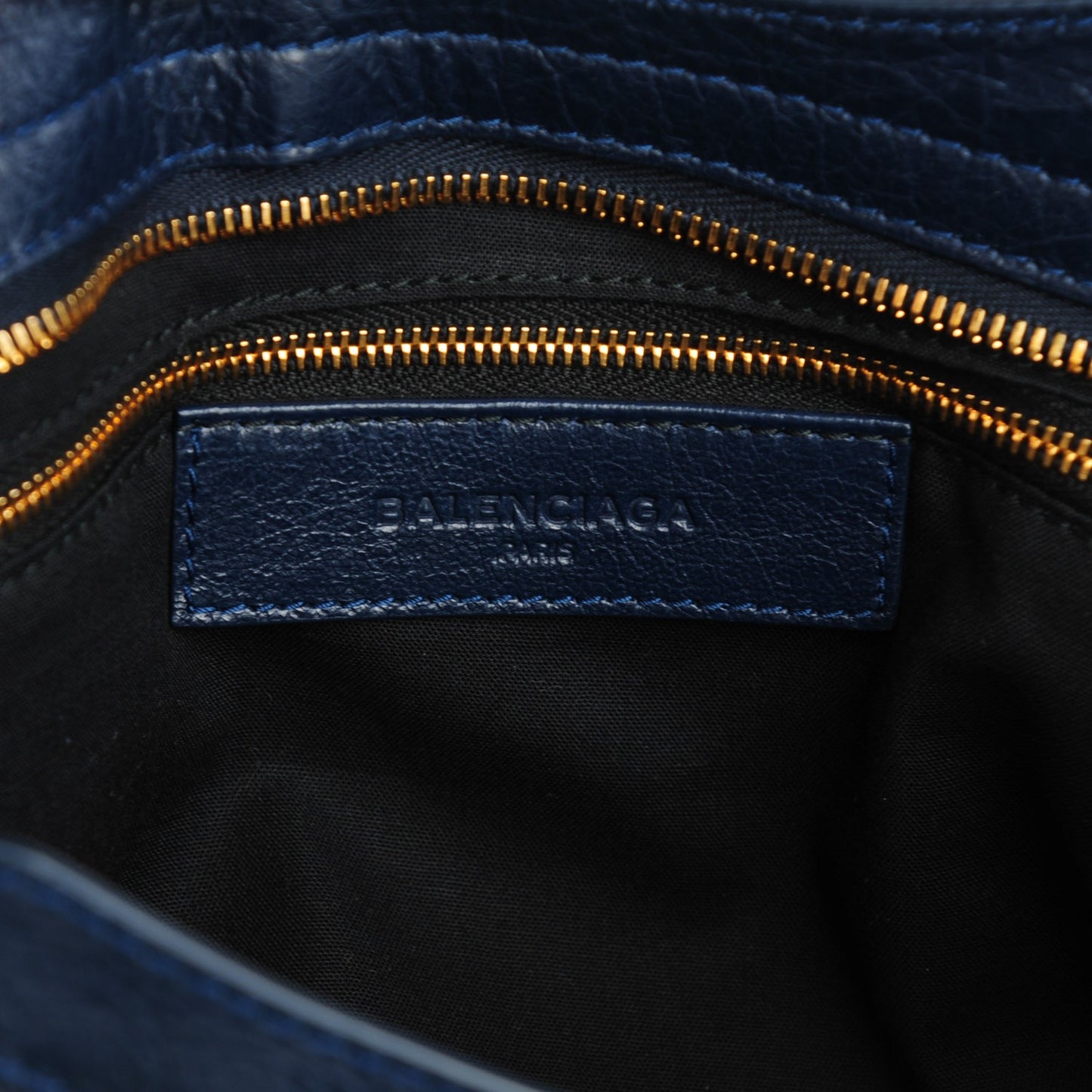 Agneau Giant 12 Gold Hardware City Bleu Obscur