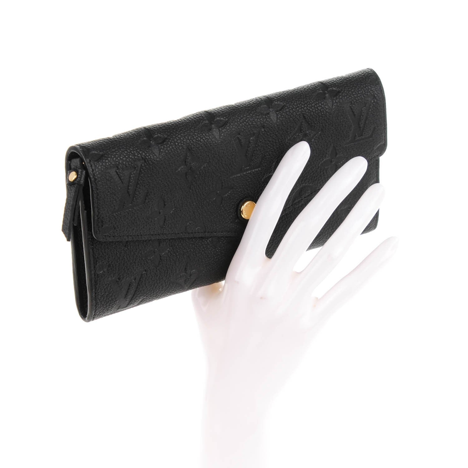Louis Vuitton Empreinte Curieuse Wallet Black 2 of 7