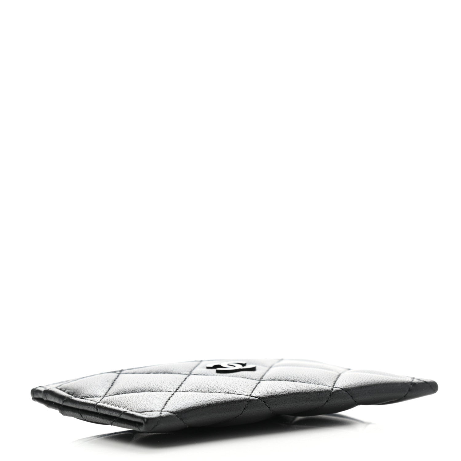 Chanel Lambskin Quilted Card Holder So Black 4 of 9