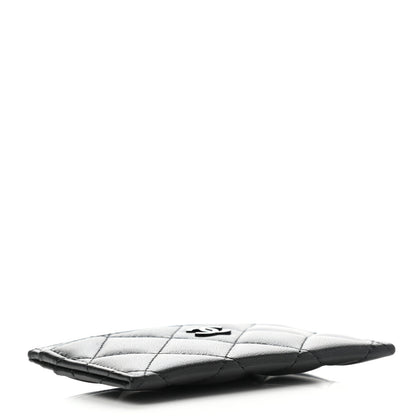 Chanel Lambskin Quilted Card Holder So Black 4 of 9