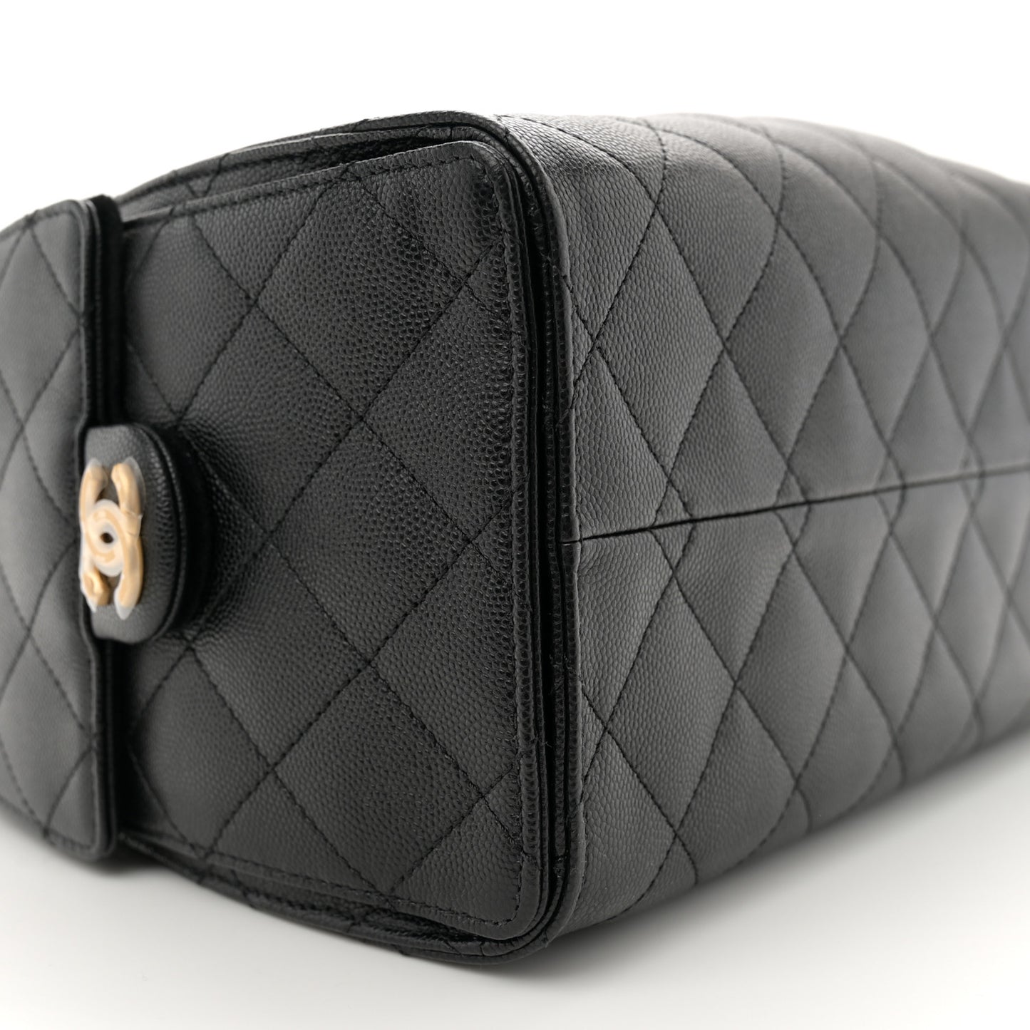 Caviar Quilted Small Chanel 25 Handbag Black
