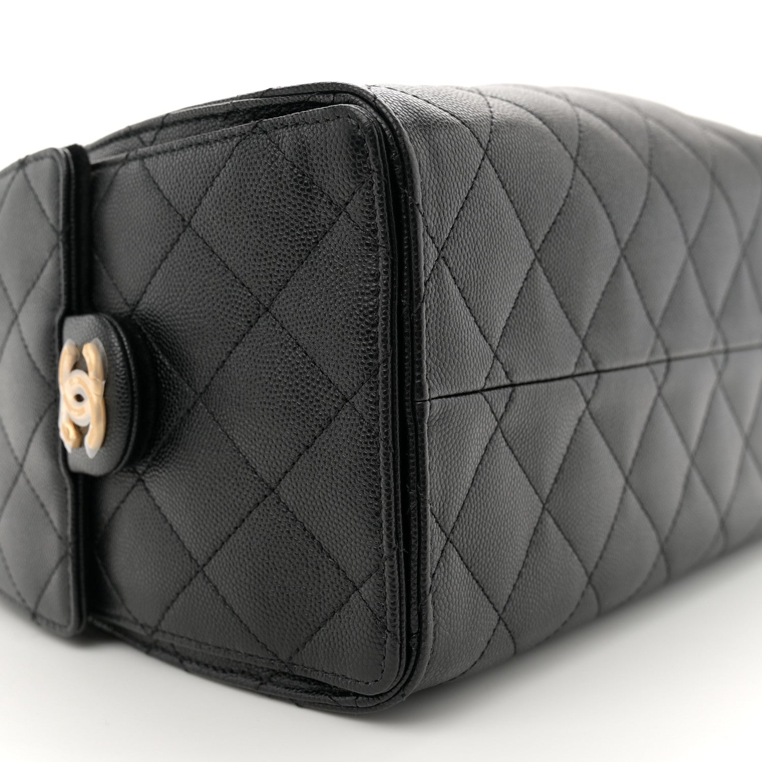 Chanel Caviar Quilted Small Chanel 25 Handbag Black 9 of 10