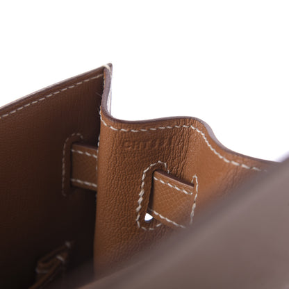 Hermes Epsom Kelly Sellier 32 Gold 9 of 10