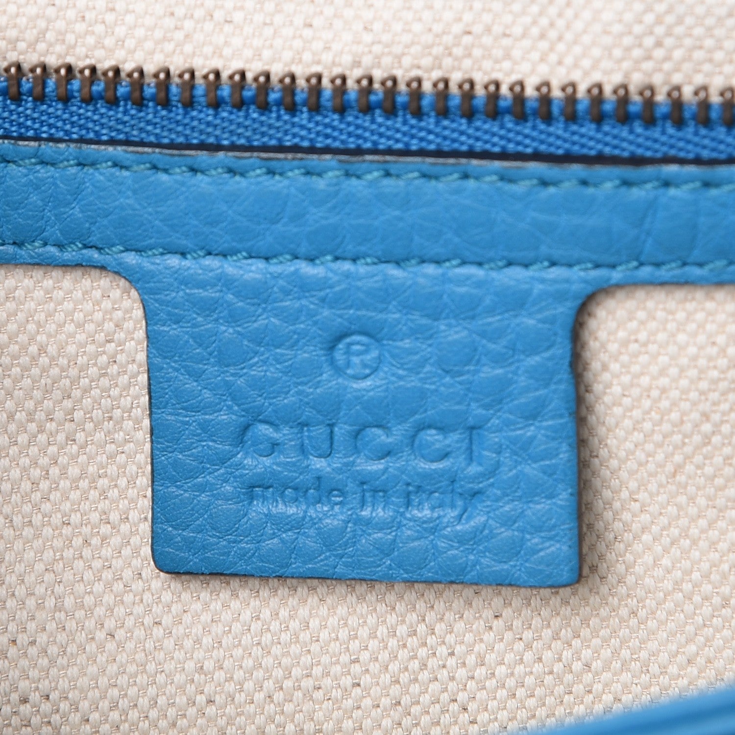 Gucci Calfskin GG Marmont Shoulder Bag Turquoise 6 of 9