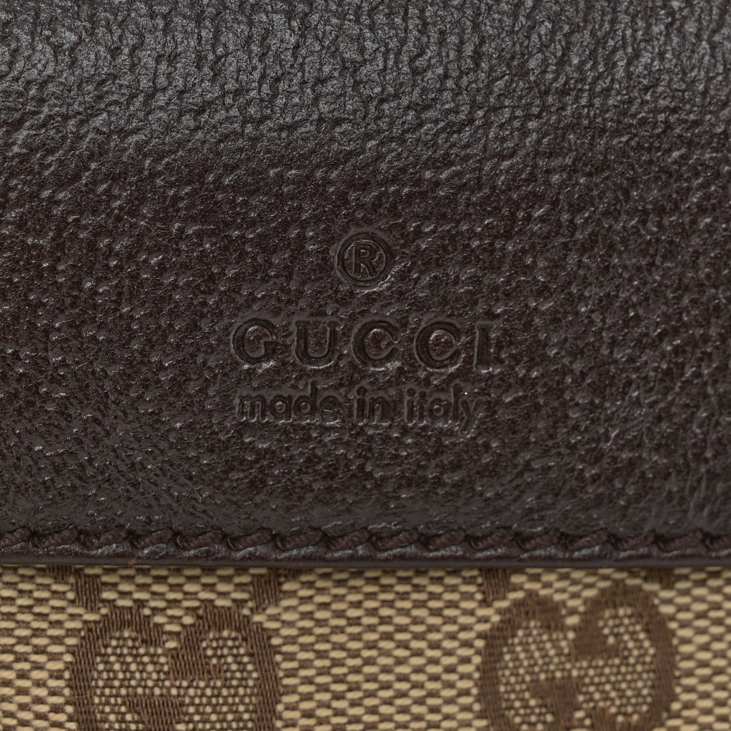 Gucci GG Monogram Double Pocket Belt Bag Dark Brown 13 of 13