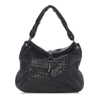 Bottega Veneta Nappa Intrecciato Hobo Black 1 of 10