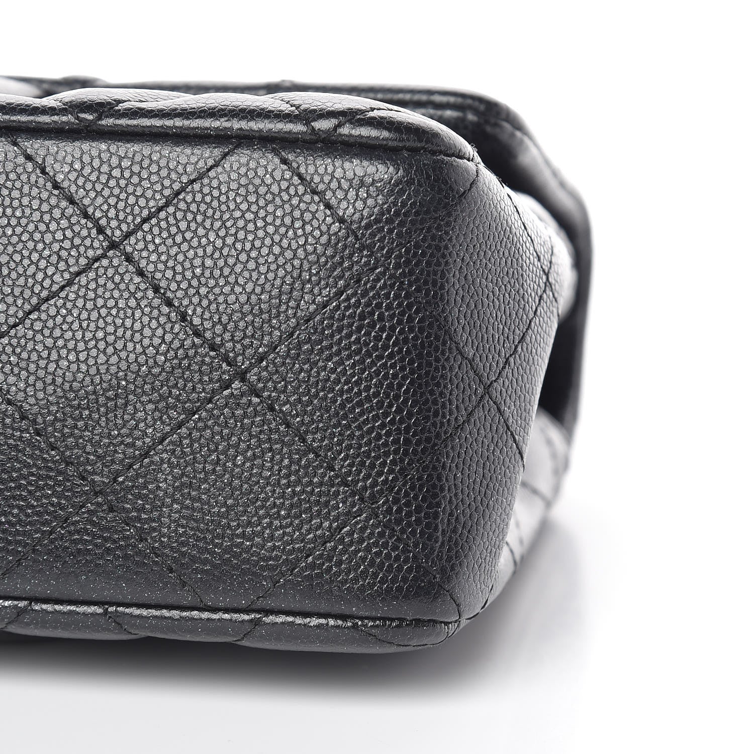 Chanel Iridescent Caviar Quilted Mini Rectangular Flap Black 10 of 11
