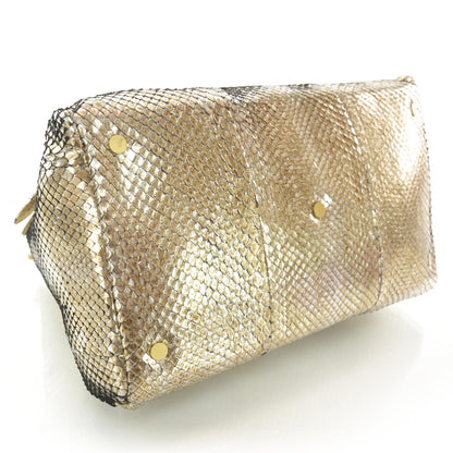 Jimmy Choo Python Tulita Gold 4 of 6