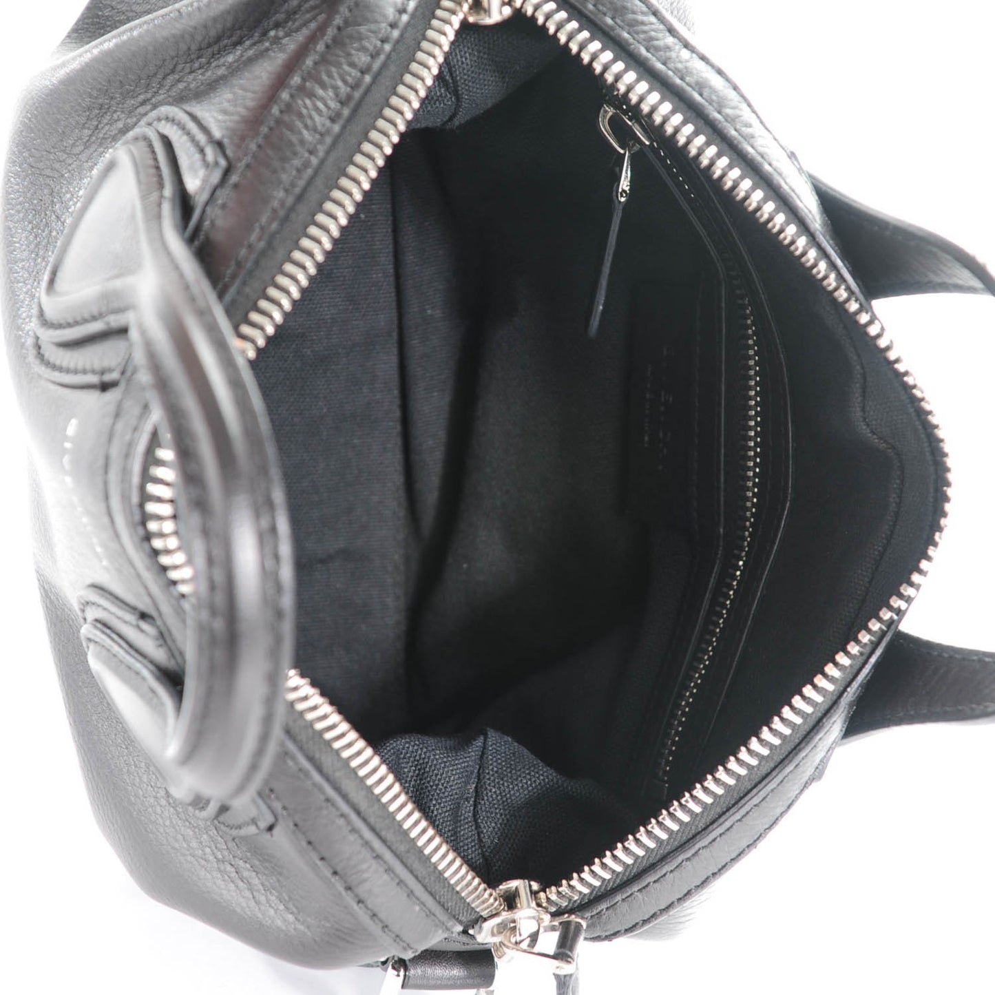 Waxed Calfskin Micro Nightingale Black
