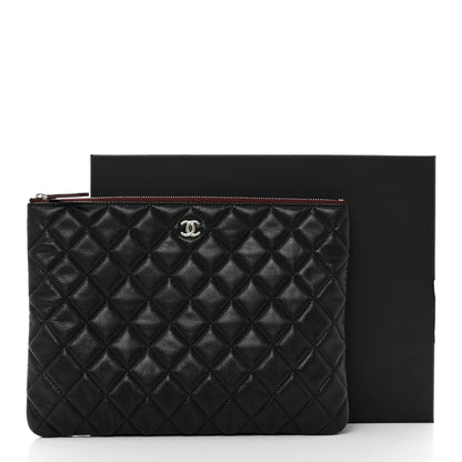 Chanel Caviar Quilted Medium Cosmetic Case Black 8 of 8