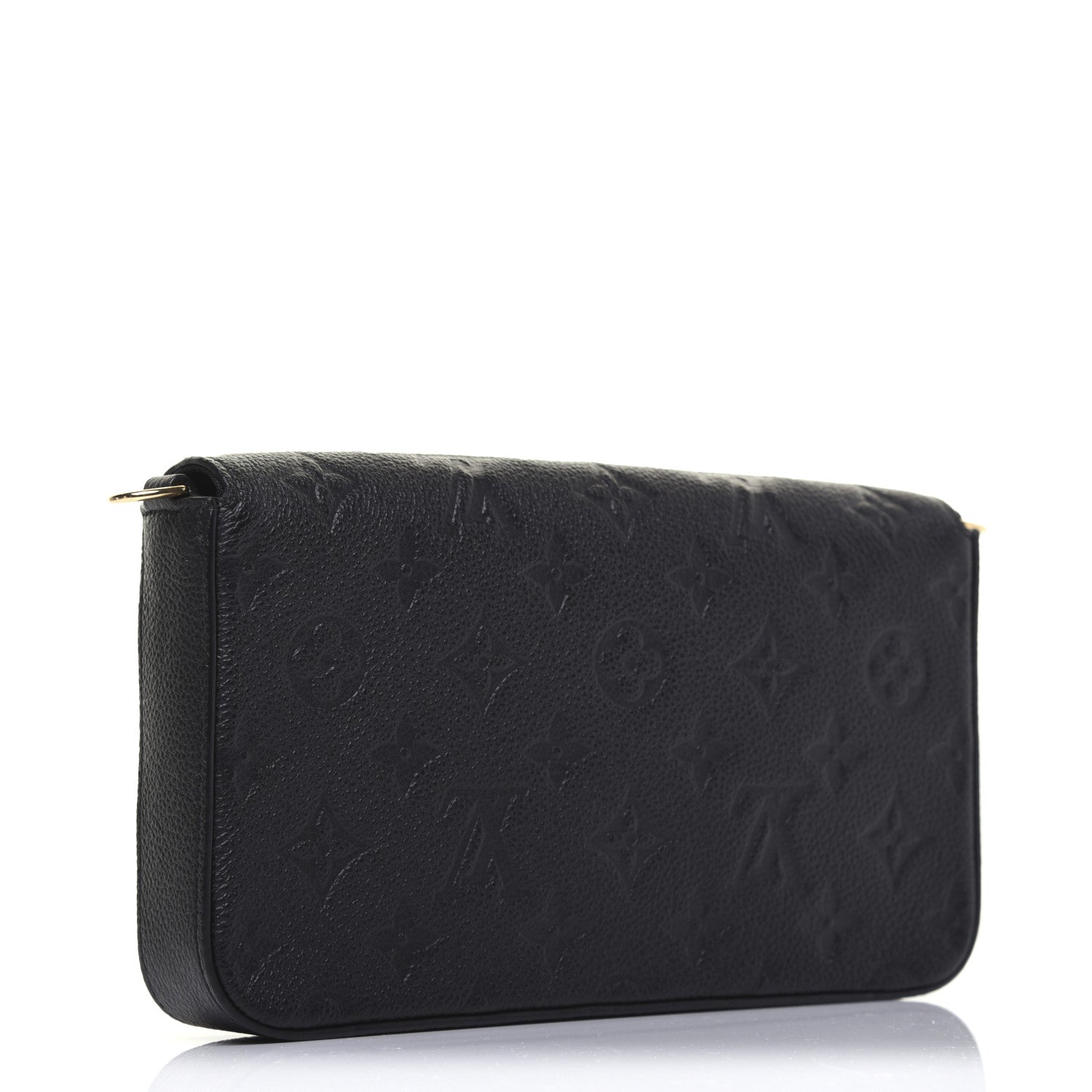 Louis Vuitton Empreinte Pochette Felicie Chain Wallet Black 3 of 12