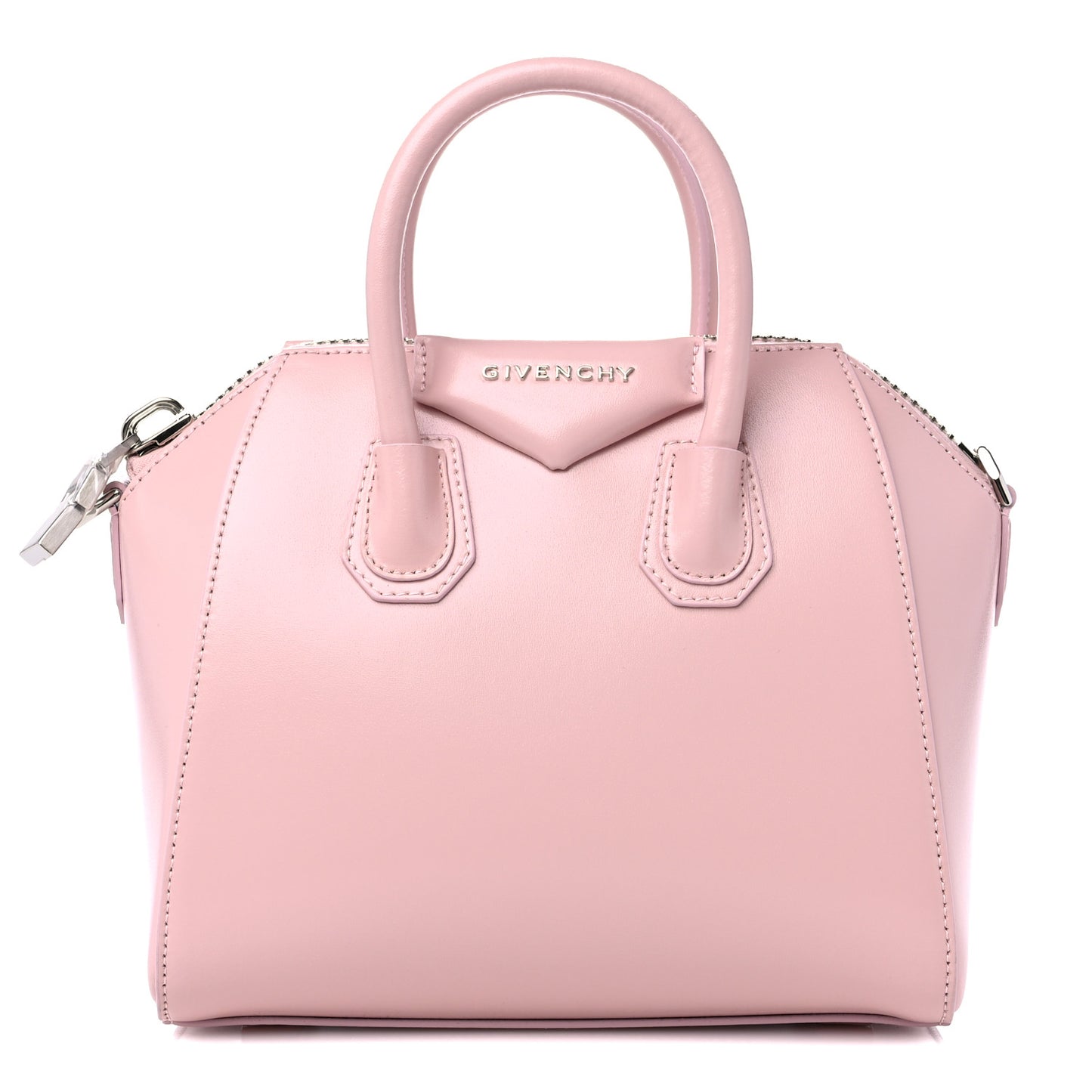 Box Calfskin Mini Antigona Bag Pink