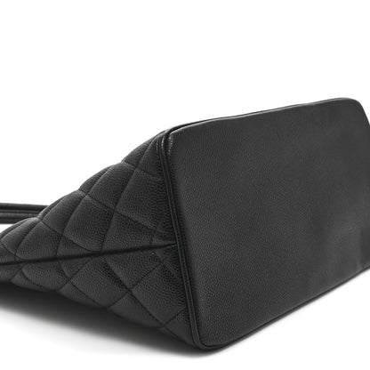 Chanel Caviar Quilted Medallion Tote Black 9 of 10