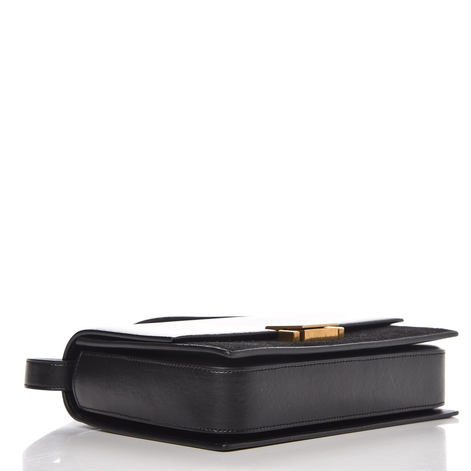 Saint Laurent Smooth Calfskin Suede Medium Bellechasse Black 4 of 7
