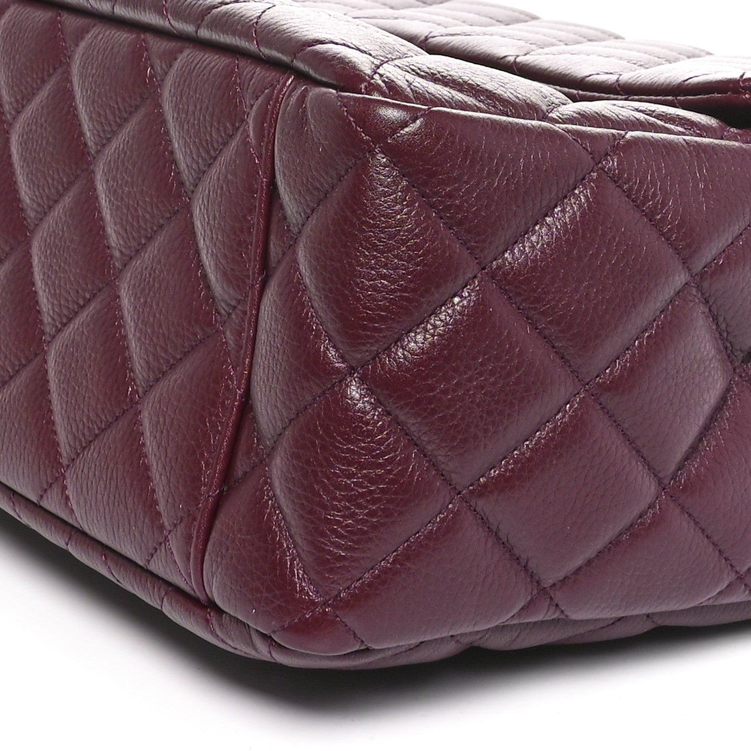 Chanel Caviar Quilted XXL Travel Flap Bag Burgundy 10 of 10