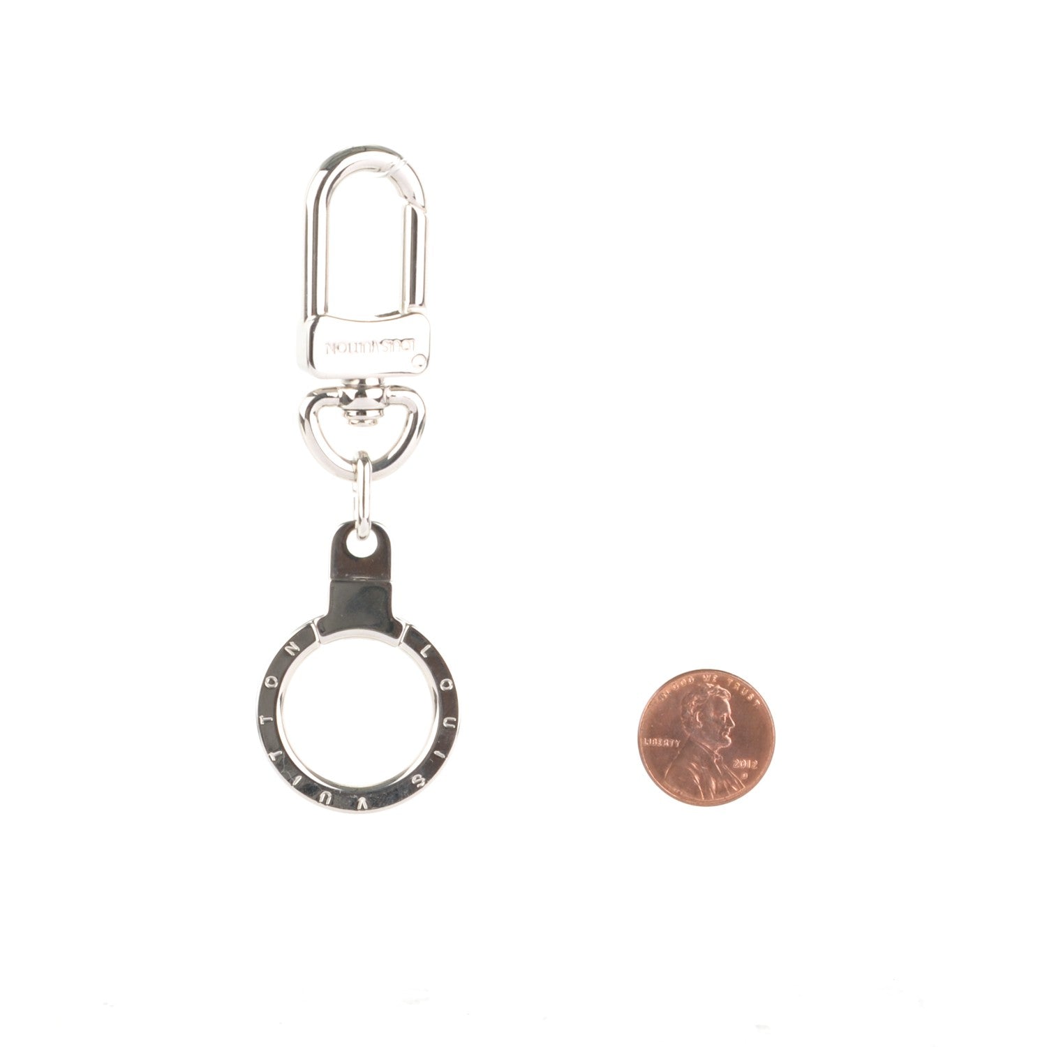 Louis Vuitton Pochette Extender Key Ring Silver 2 of 4