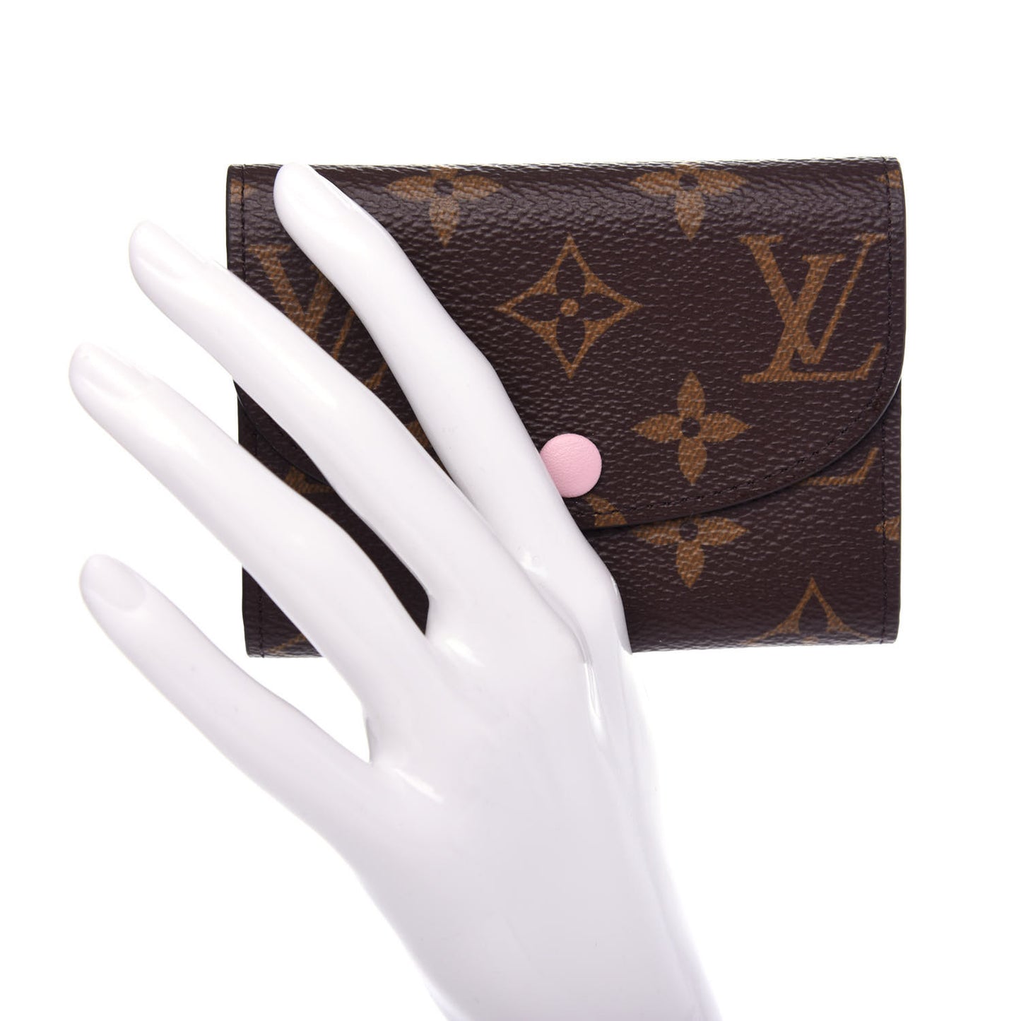 Monogram Rosalie Coin Purse Rose Ballerine