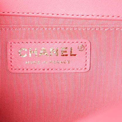Chanel Lambskin Quilted Medium Boy Flap Fuchsia 6 of 10