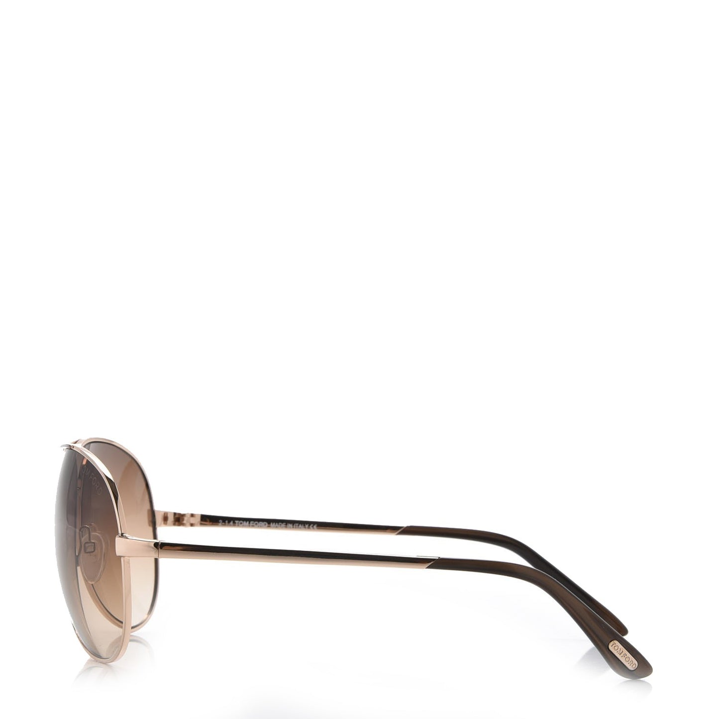 Metal Charles Aviator Sunglasses TF35 Gold