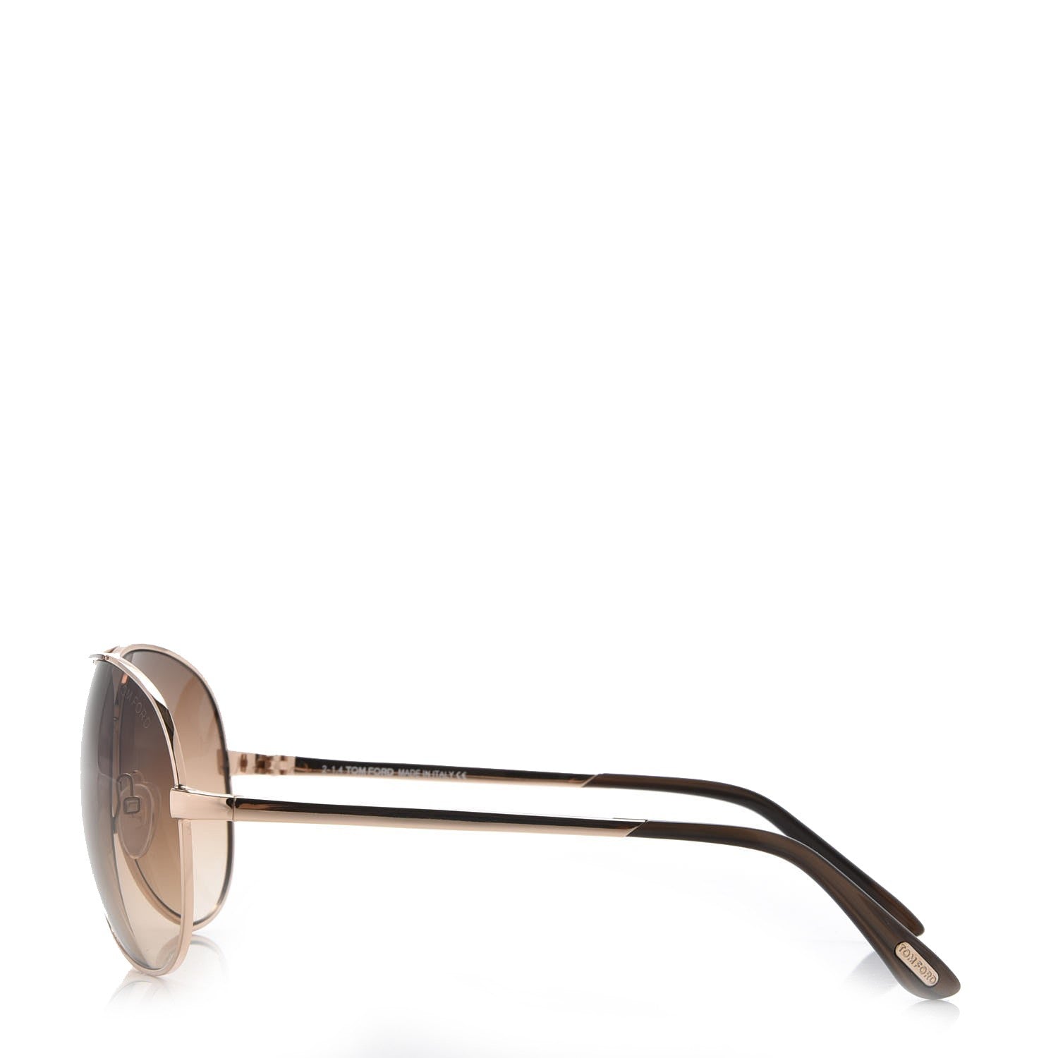 Tom Ford Metal Charles Aviator Sunglasses TF35 Gold 3 of 8