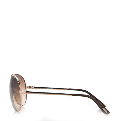 Tom Ford Metal Charles Aviator Sunglasses TF35 Gold 3 of 8