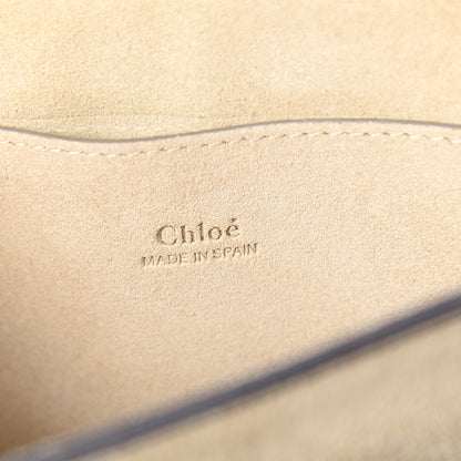 Chloe Suede Calfskin Small Faye Shoulder Bag Motty Grey 6 of 10