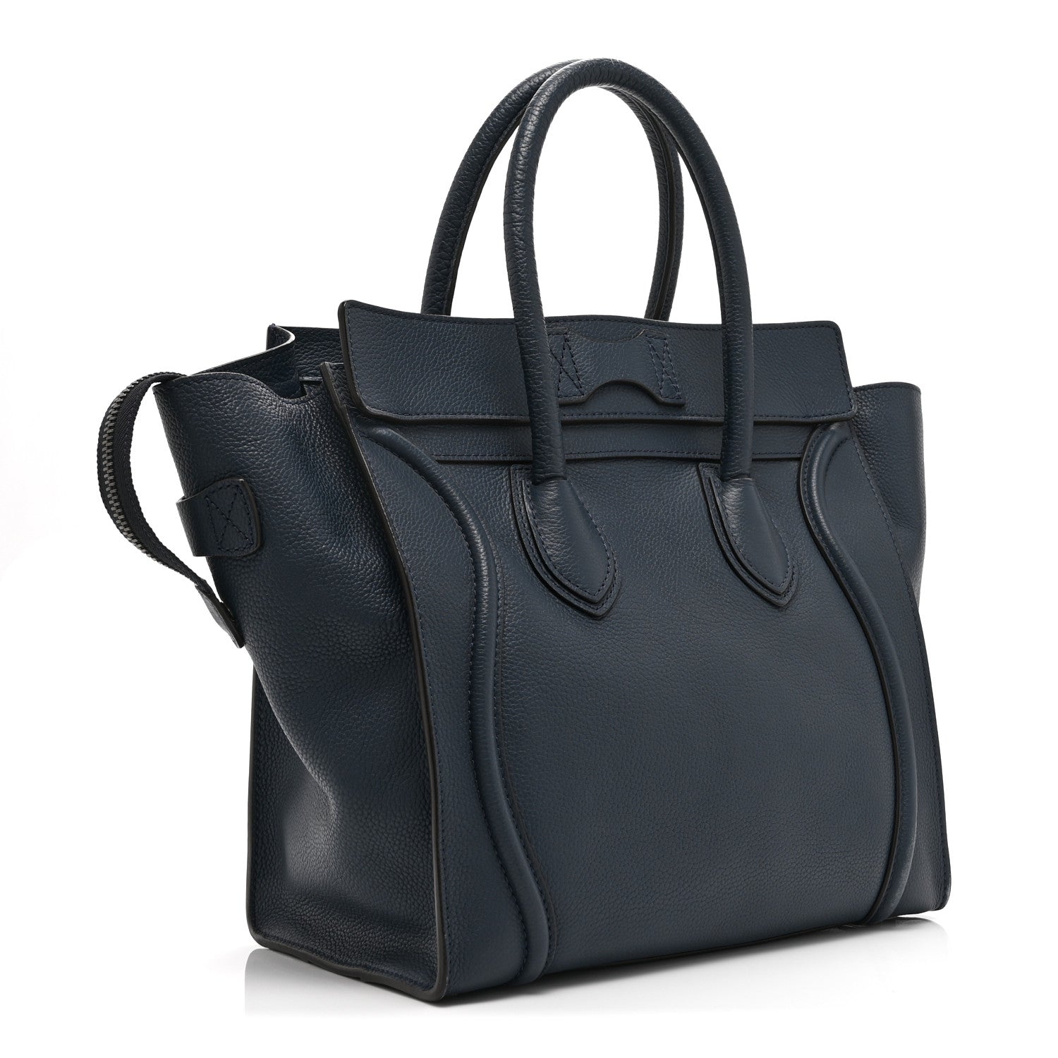 Celine Drummed Calfskin Mini Luggage Orage 3 of 12
