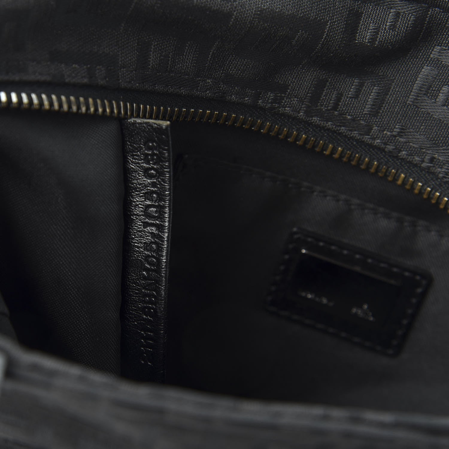 Fendi Zucchino Small Tote Black 8 of 9
