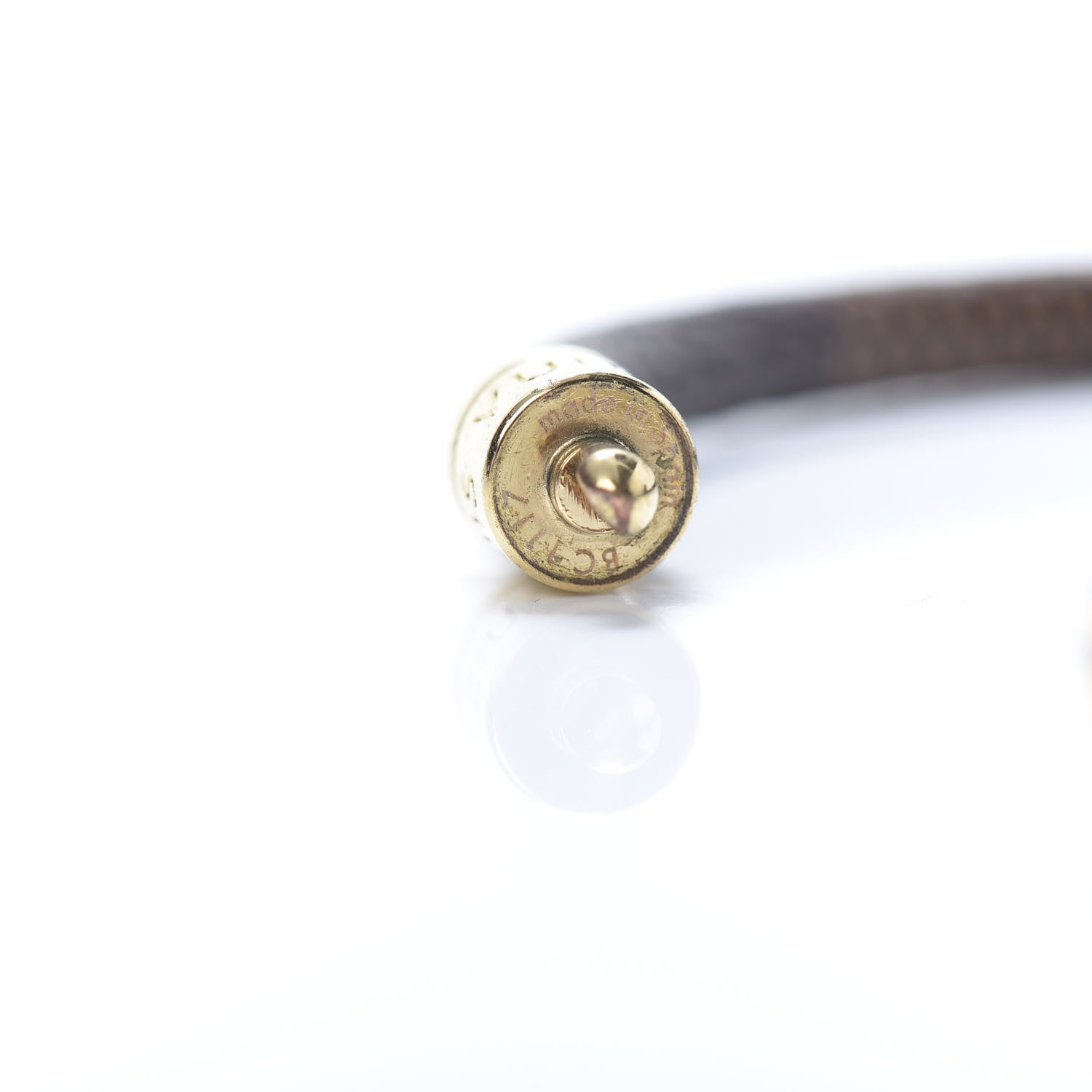 Louis Vuitton Damier Ebene Keep It Bracelet 19 5 of 6