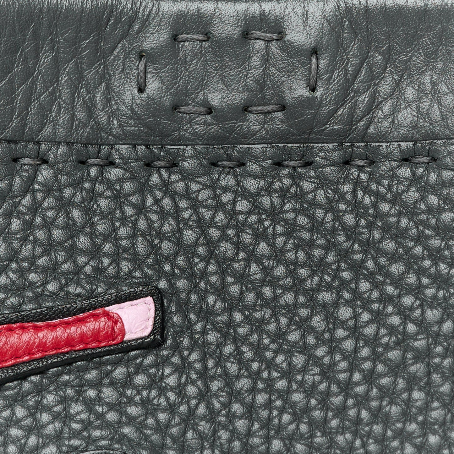 Cuoio Romano Selleria Mini Peekaboo Iconic Fit Satchel Asfalto Multicolor