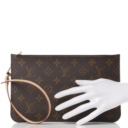 Louis Vuitton Monogram Neverfull MM GM Pochette 2 of 7