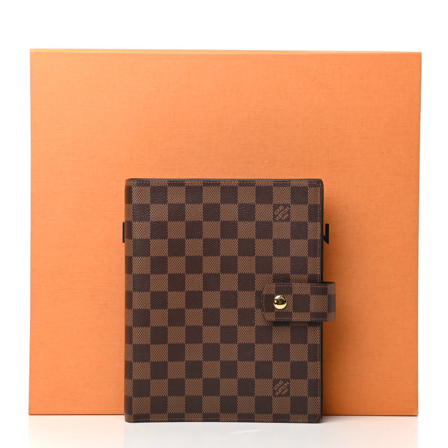 Damier Ebene Large Ring Agenda Cover