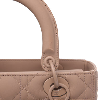 Christian Dior Ultra Matte Calfskin Cannage Medium Lady Dior Beige 12 of 12