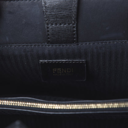 Fendi Vitello Elite Petite 2Jours Tote Black 5 of 8
