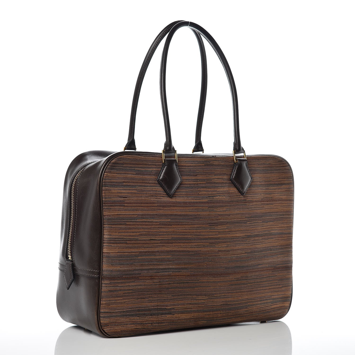 Hermes Box Vibrato Plume 32 Chocolate 3 of 13