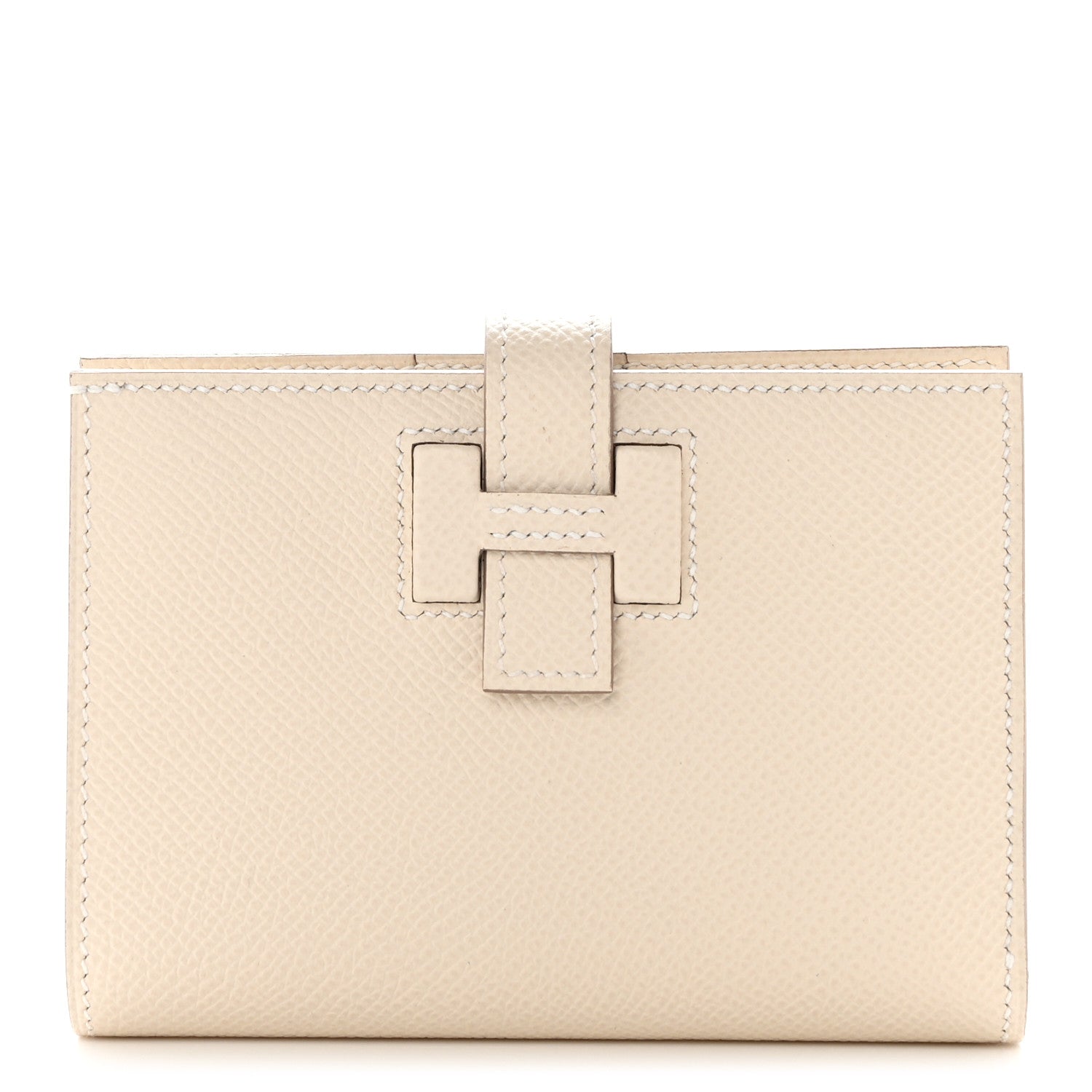 Hermes Epsom H Passant Compact Wallet Craie 1 of 8