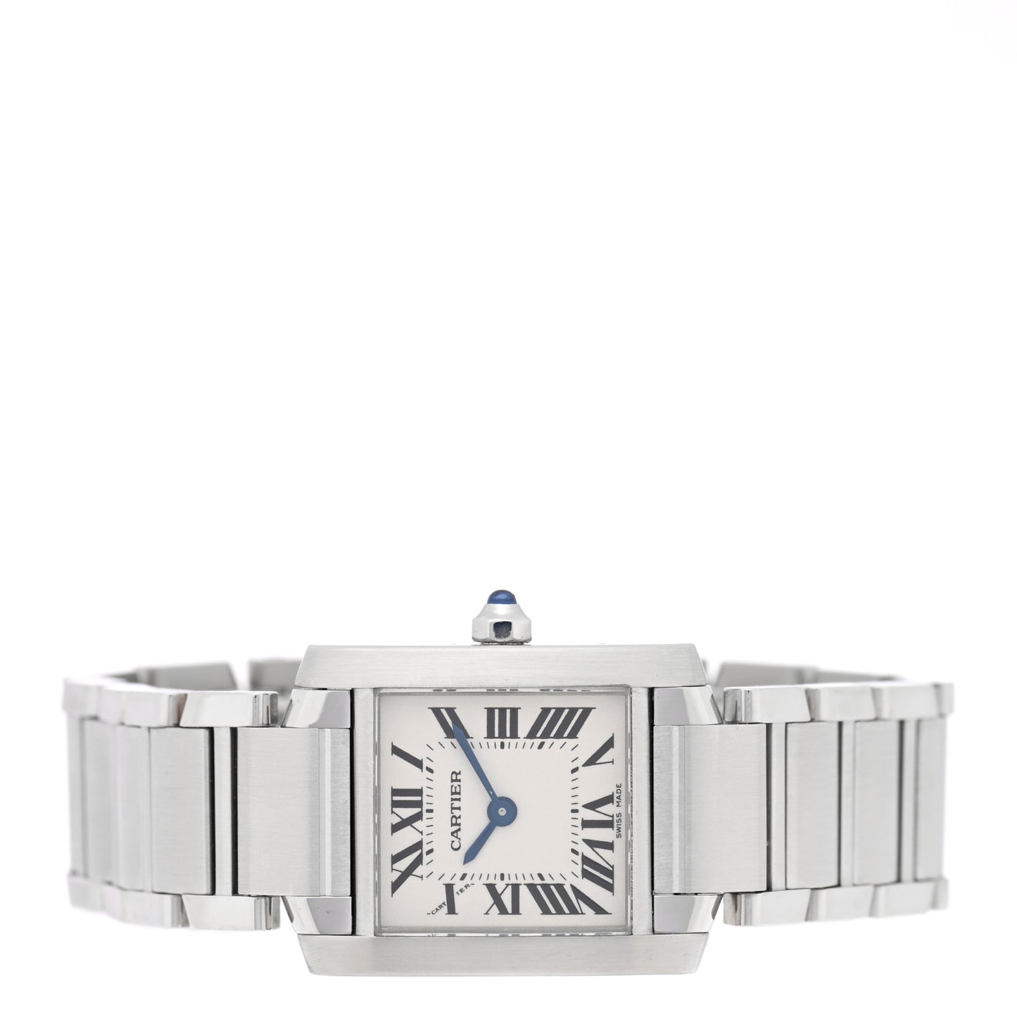 Stainless Steel 20mm Tank Francaise Quartz Watch