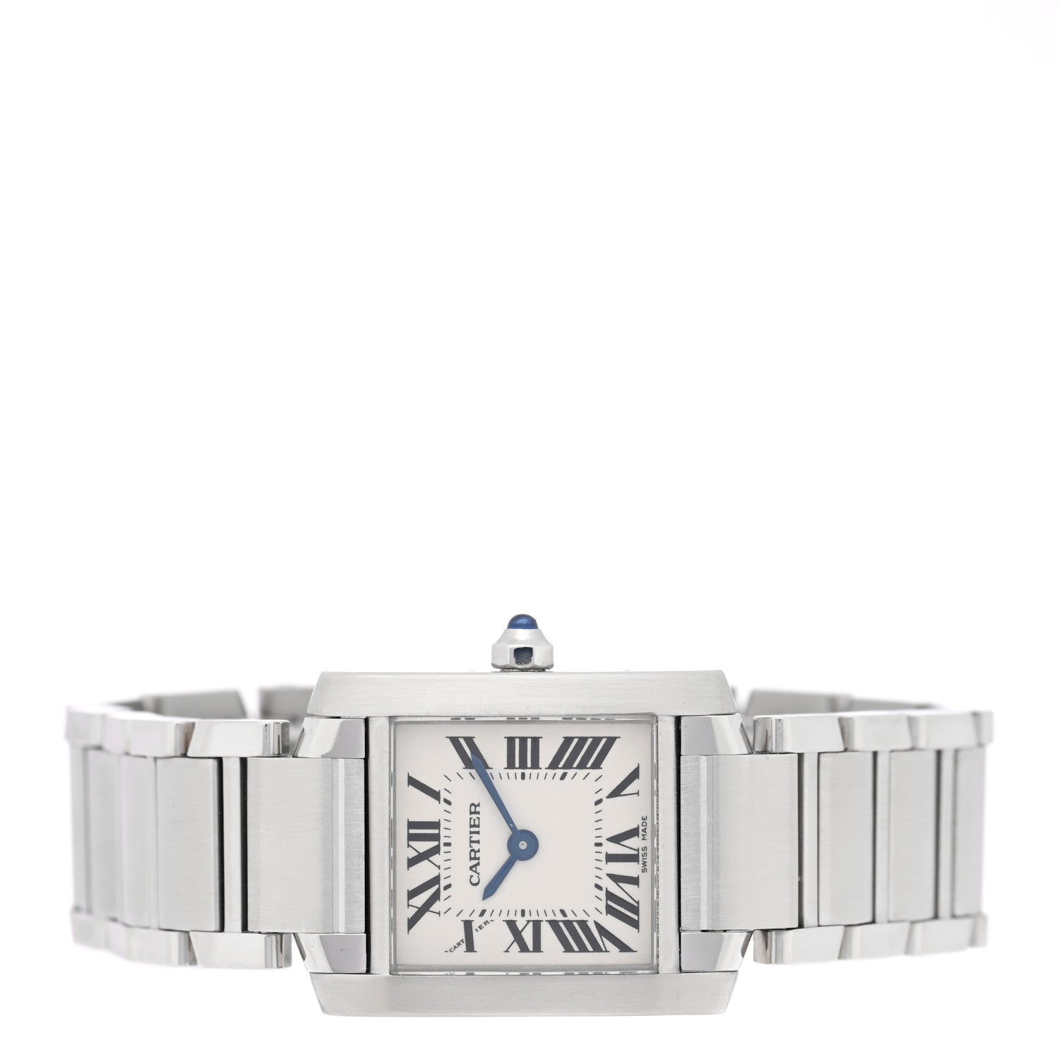 Cartier Stainless Steel 20mm Tank Francaise Quartz Watch 2 of 5