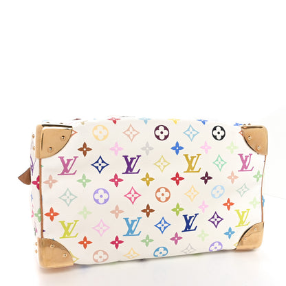 Louis Vuitton Monogram Multicolor Speedy 30 White 4 of 9