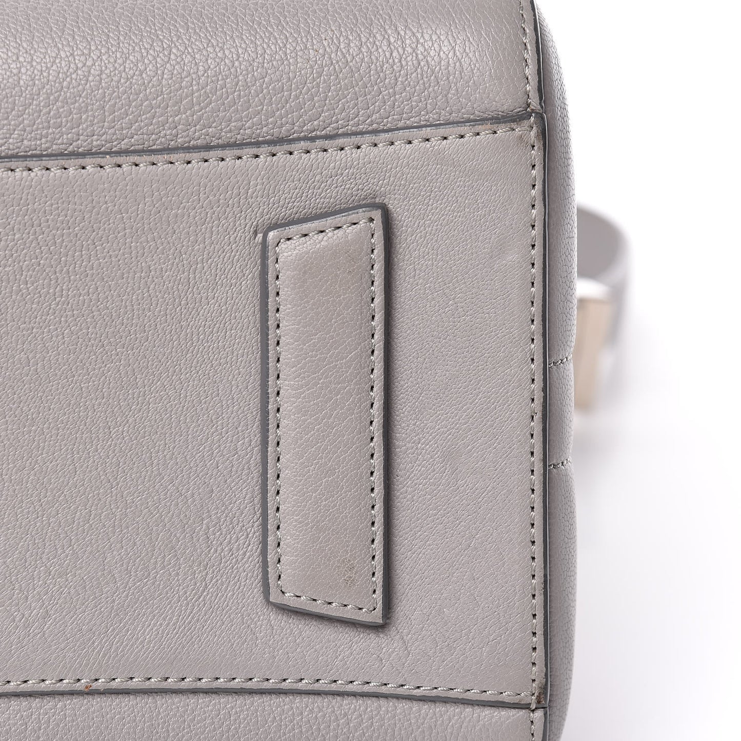 Sugar Goatskin Small Antigona Pearl Grey