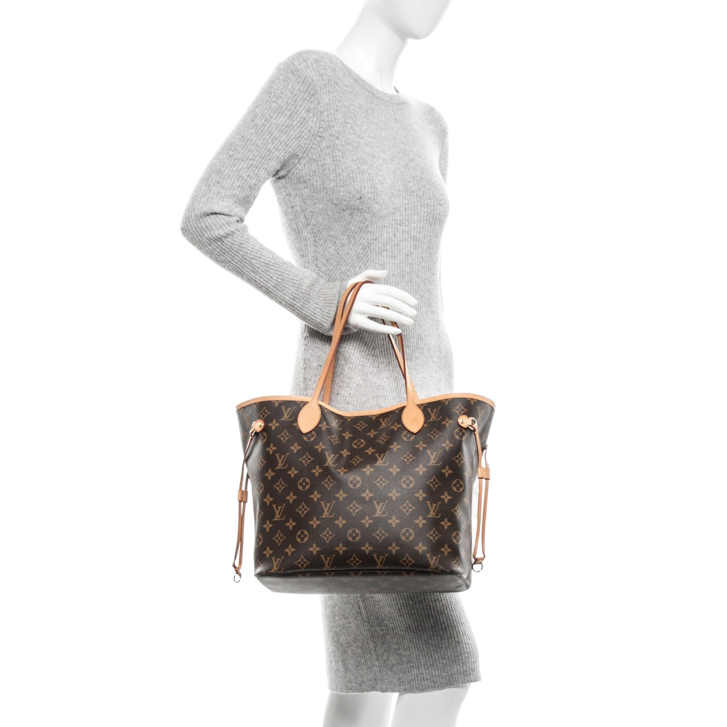 Louis Vuitton Monogram Neo Neverfull MM Rose Ballerine 2 of 6