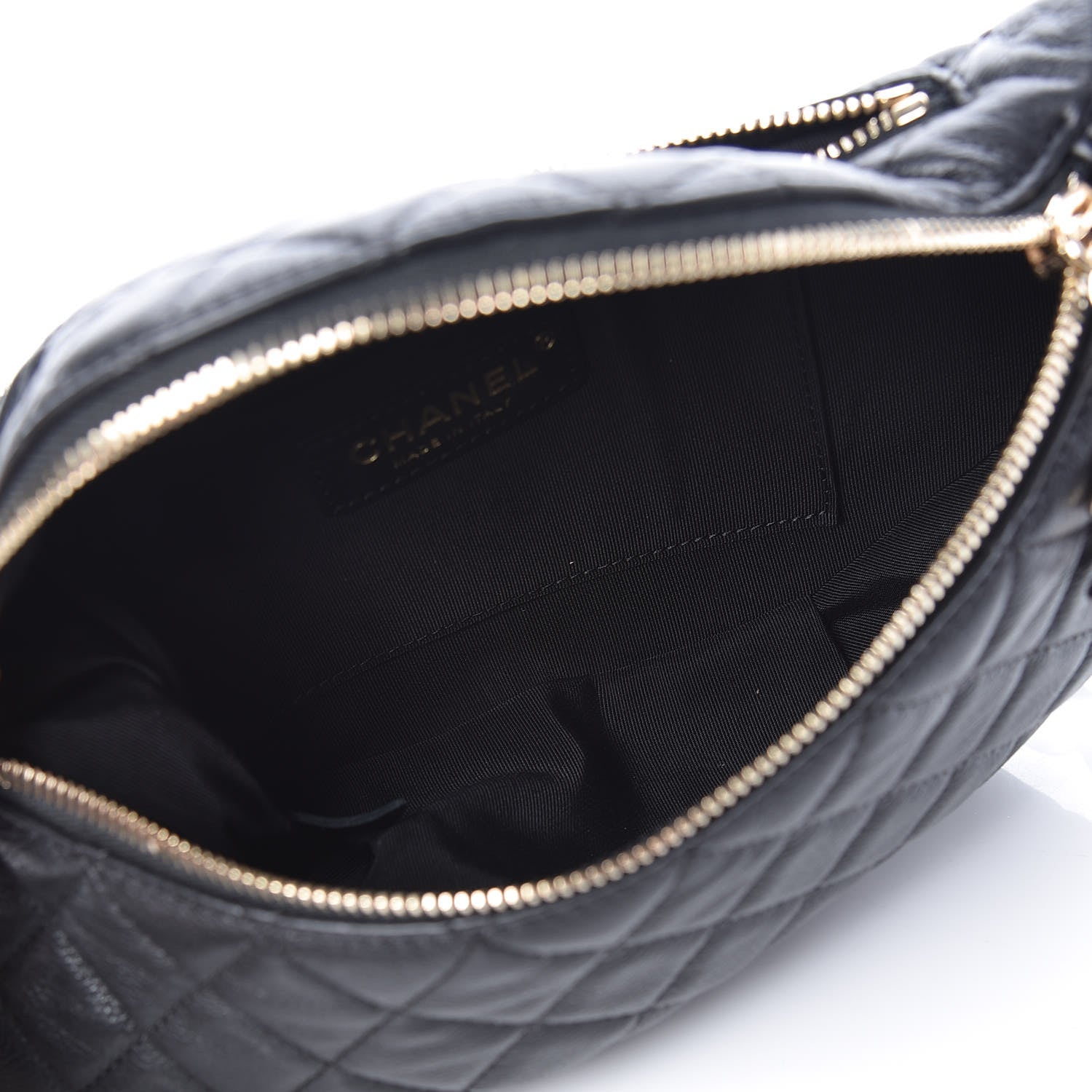 Chanel Calfskin Quilted Belt Me Up Waist Bag Black 5 of 11