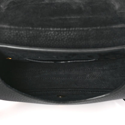 Christian Dior Grained Calfskin Medium Bobby Flap Black 5 of 9