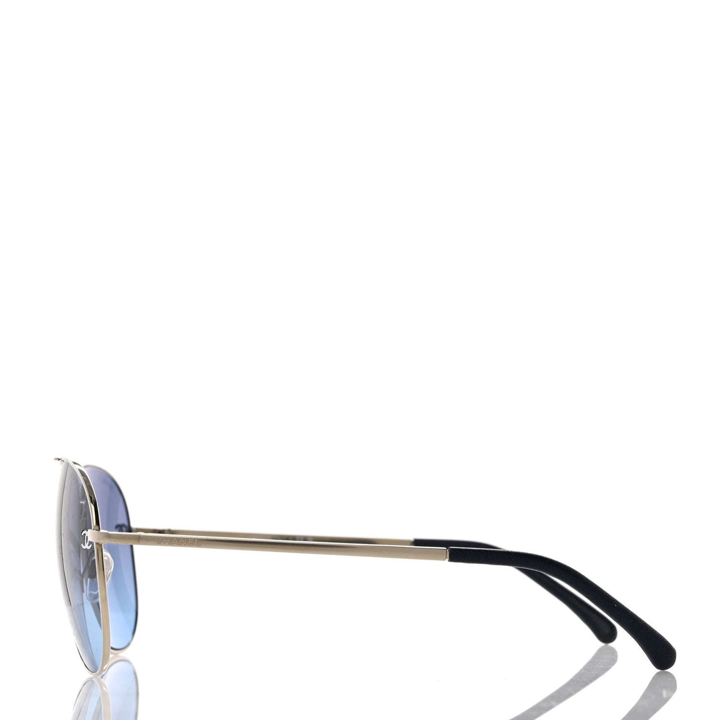 Metal Pilot Aviator CC Sunglasses 4189-T-Q Silver