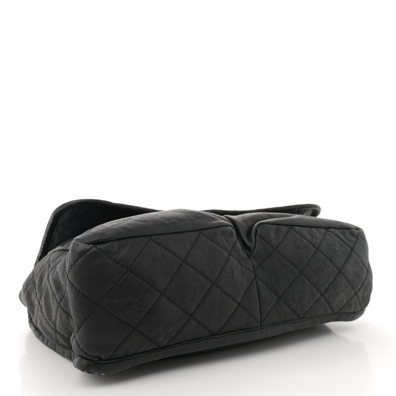 Chanel Grained Calfskin Large Natural Beauty Flap Black 4 of 11