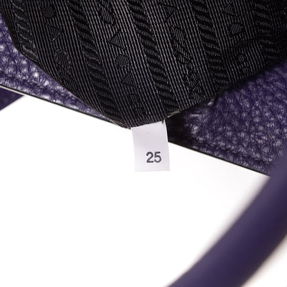 Prada Vitello Daino Twin Pocket Tote Viola 7 of 9