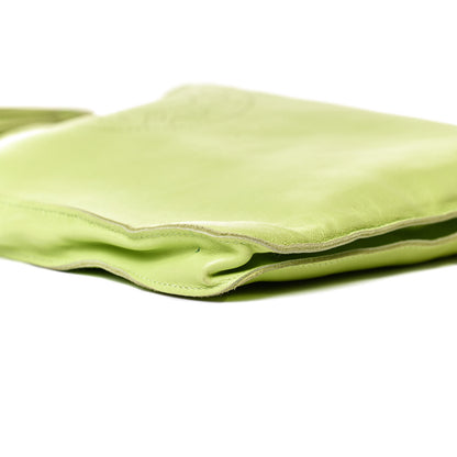 Hermes Lambskin Clou De Selle Pouch Kiwi 7 of 10
