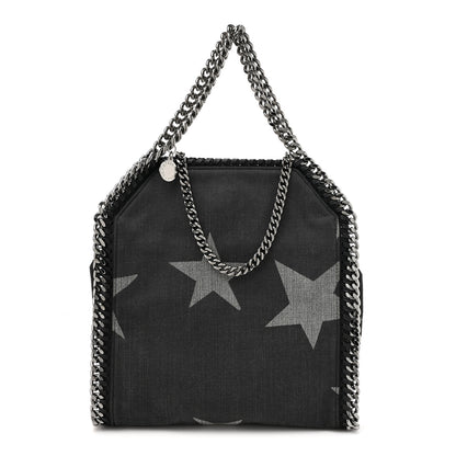 Stella McCartney Denim Star Mini Falabella Tote Black 1 of 9