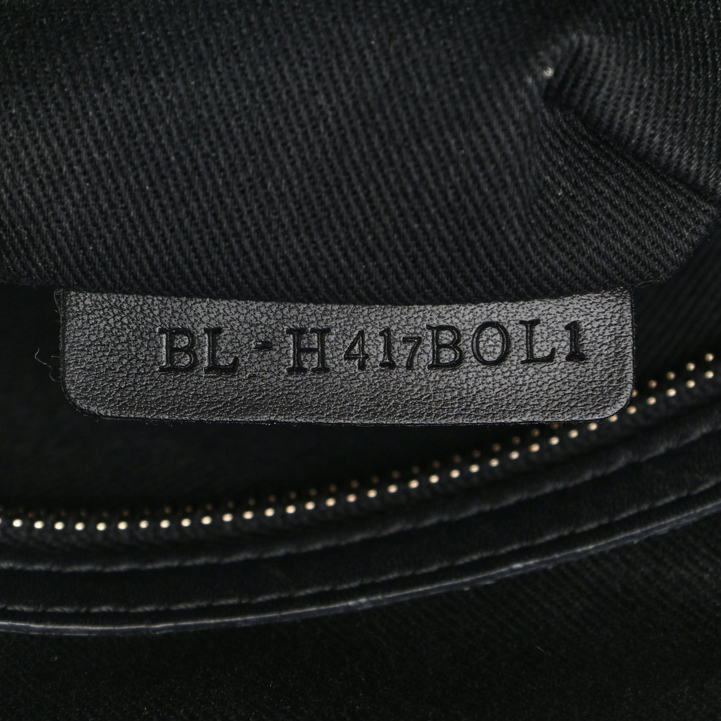 Vitello Rockstud Dome Shopper Black