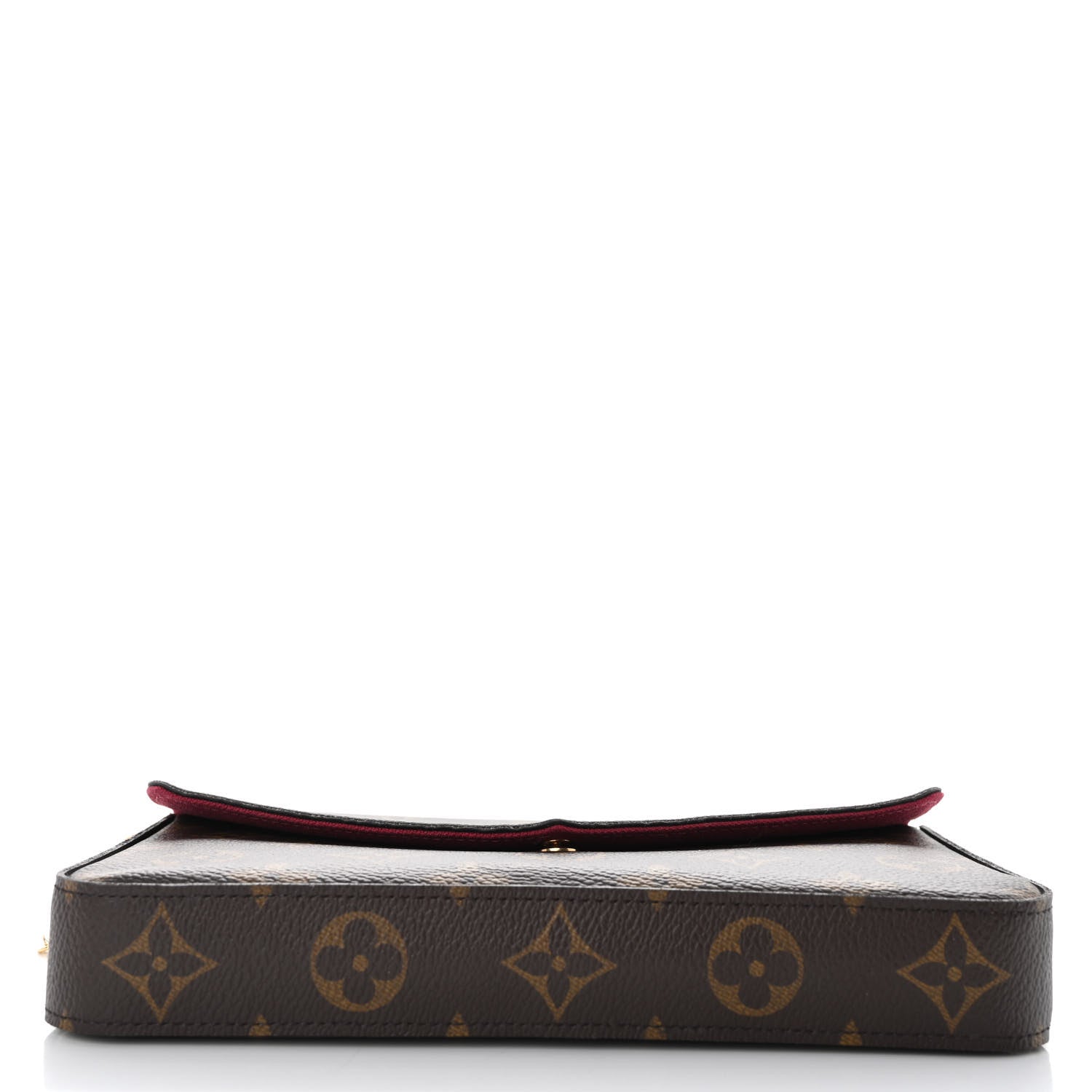 Louis Vuitton Monogram Pochette Felicie Chain Wallet Fuchsia 11 of 12